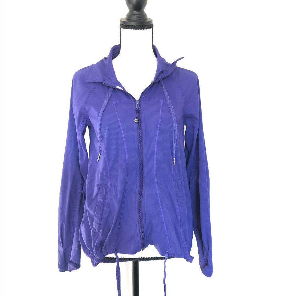 Lululemon Dance Studio Zip Up Purple Jacket